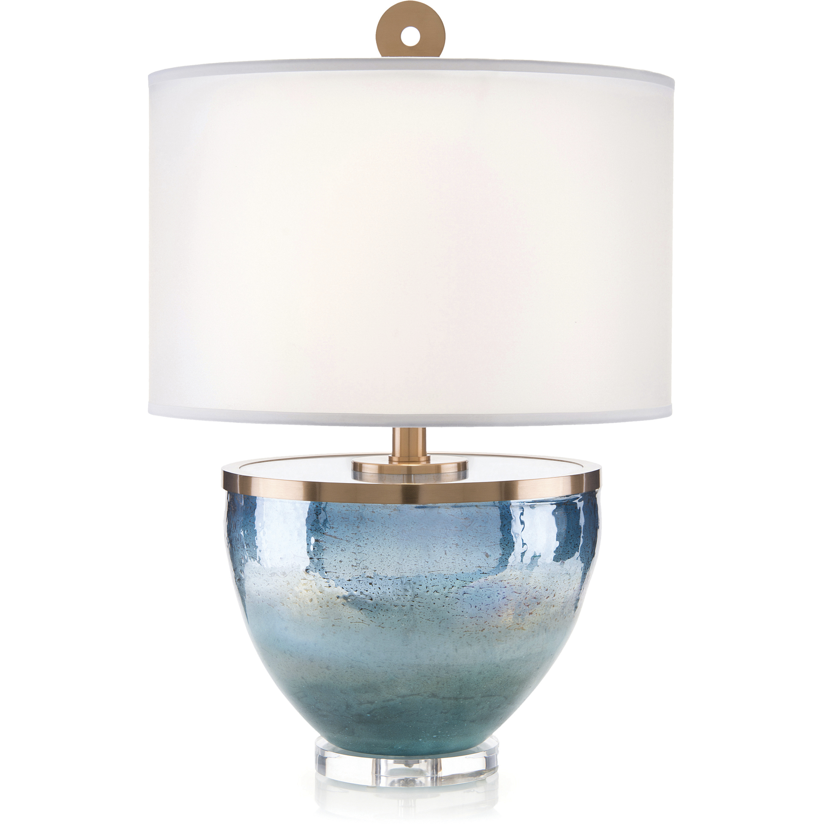 John Richard Islamorada 33 inch 150 watt Coffee Bronze and Blue Table Lamp Portable Light JRL-9702 - Open Box
