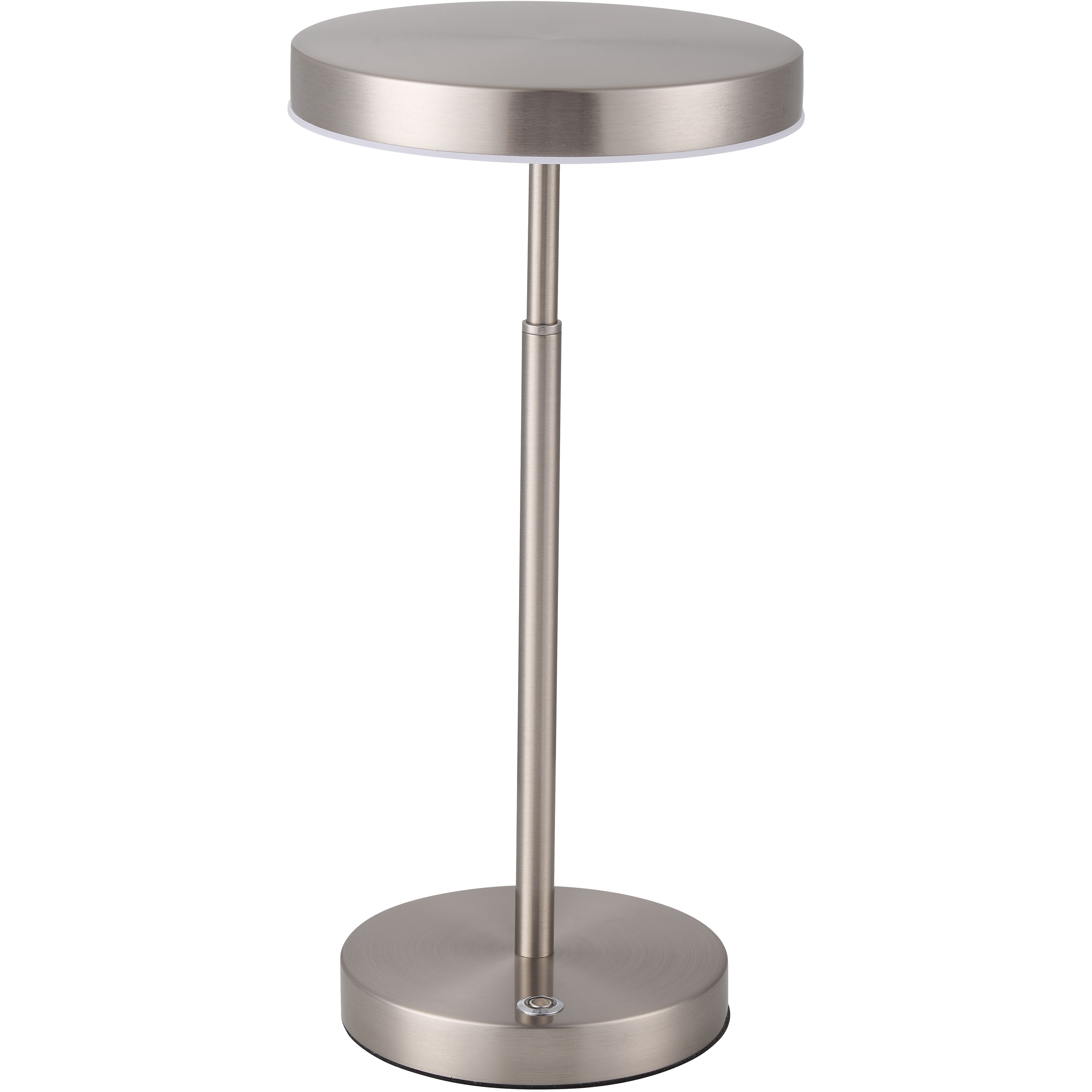 Francine 15.75 inch 10 watt Satin Nickel Table Lamp Portable Light