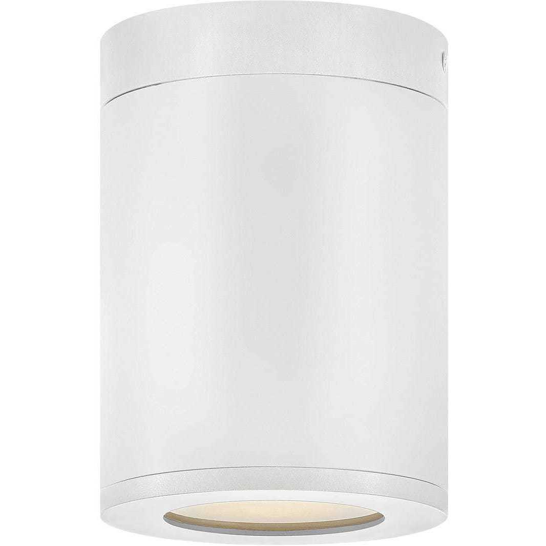 Coastal Elements Silo LED 5 inch Satin White Outdoor Flush Mount, Small