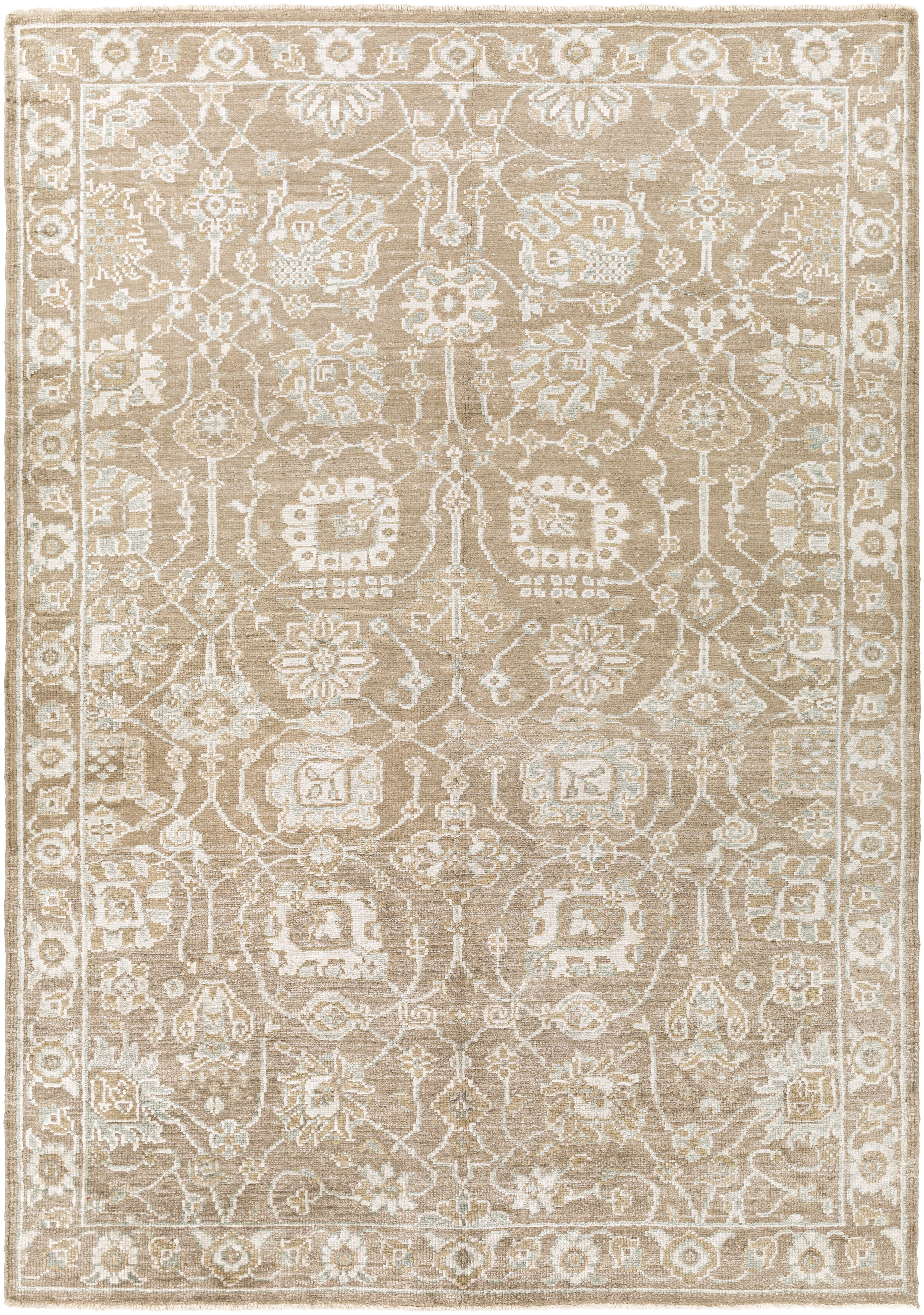 Royal 36 X 24 inch Taupe Rug in 2 x 3, Rectangle