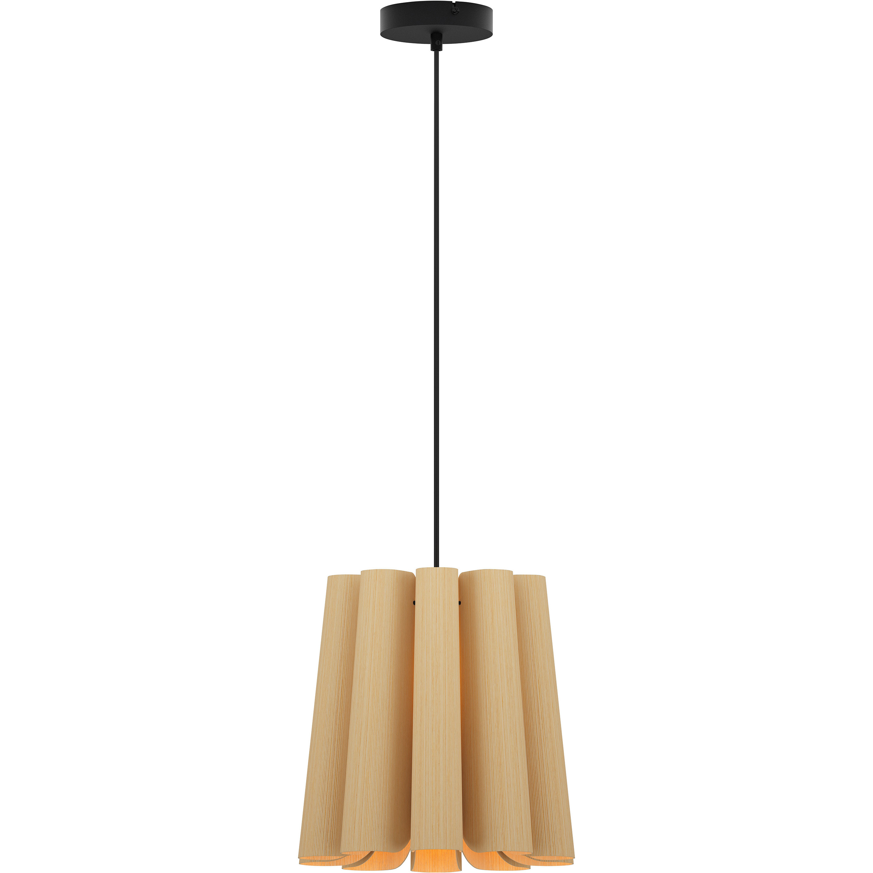 Renata 1 Light 12.6 inch Black Pendant Ceiling Light in Ash/Ash, WEP Collection