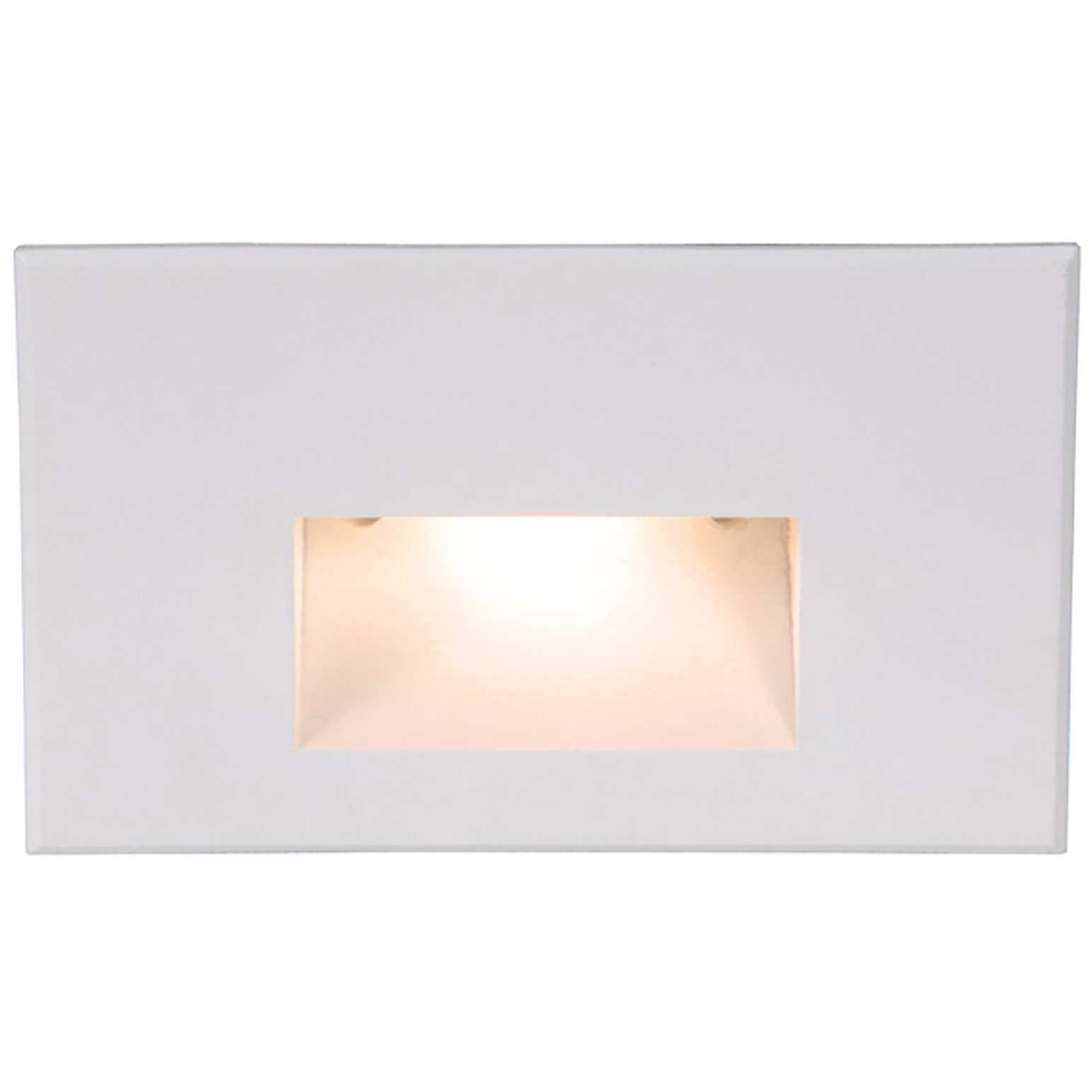 WAC 120V Step Light LED 1.5 inch White ADA Step and Wall Light in 2700K Warm LED, WAC Lighting