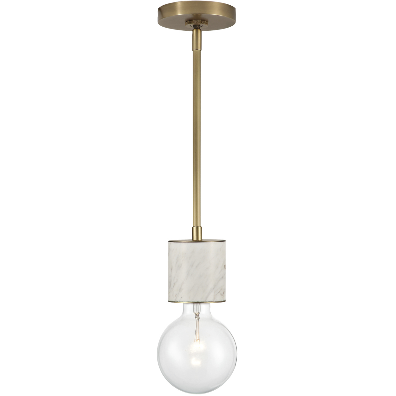 Rocco 1 Light 4.75 inch Vintage Brass Pendant Ceiling Light