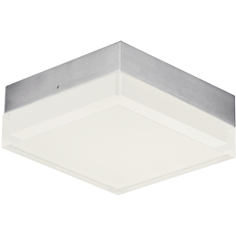 Illuminaire II LED 4.75 inch Satin Nickel Flush Mount Ceiling Light