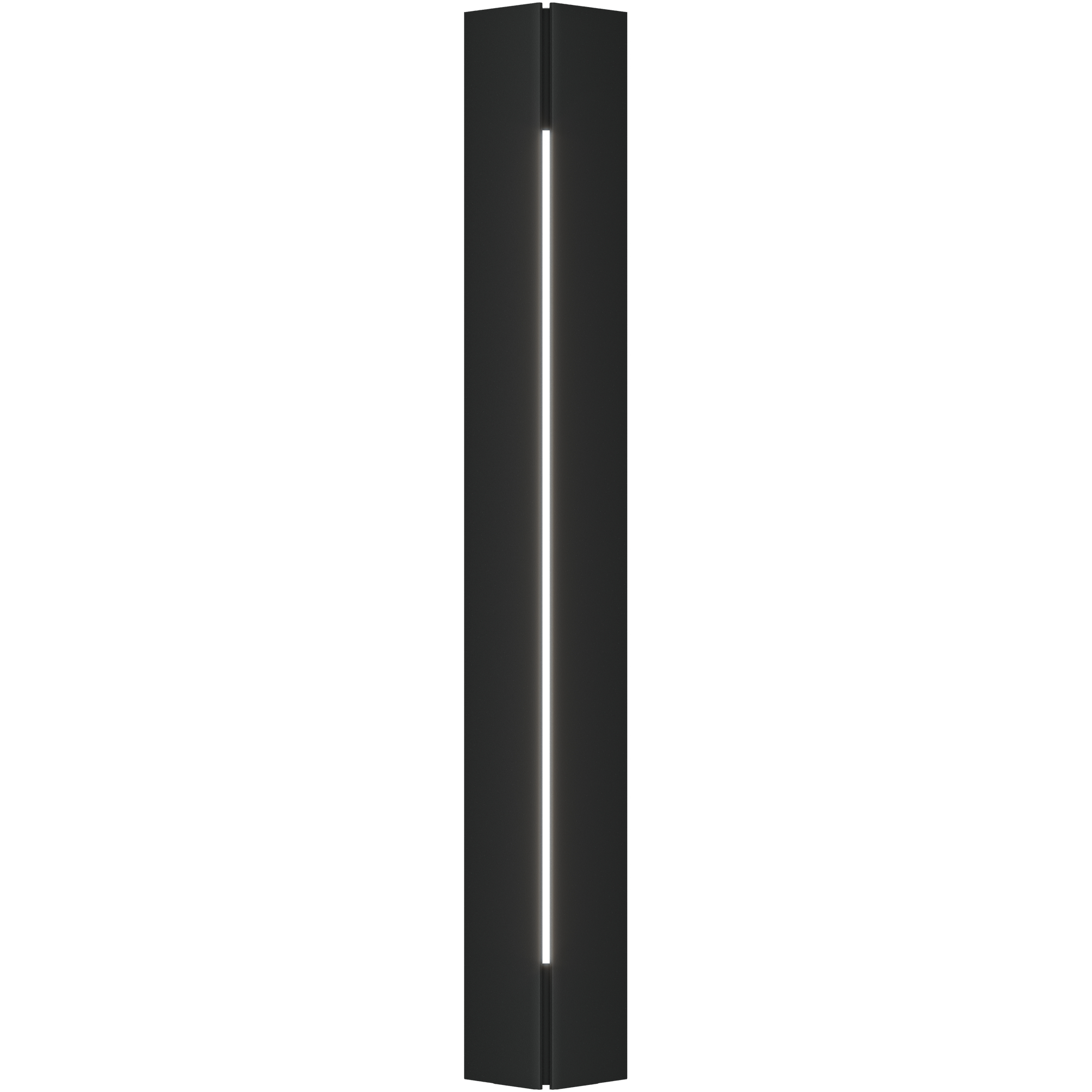 Gallery 2 Light 35.9 inch Coastal Black Outdoor Sconce
