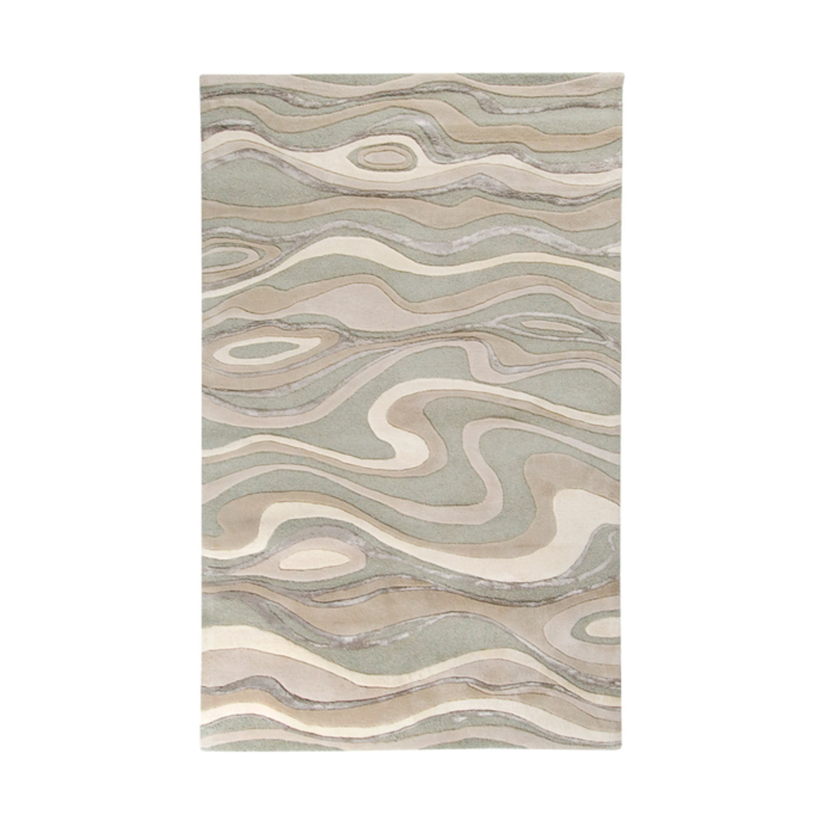 Modern Classics 96 X 60 inch Taupe/Cream/Camel/Khaki Rugs, Wool