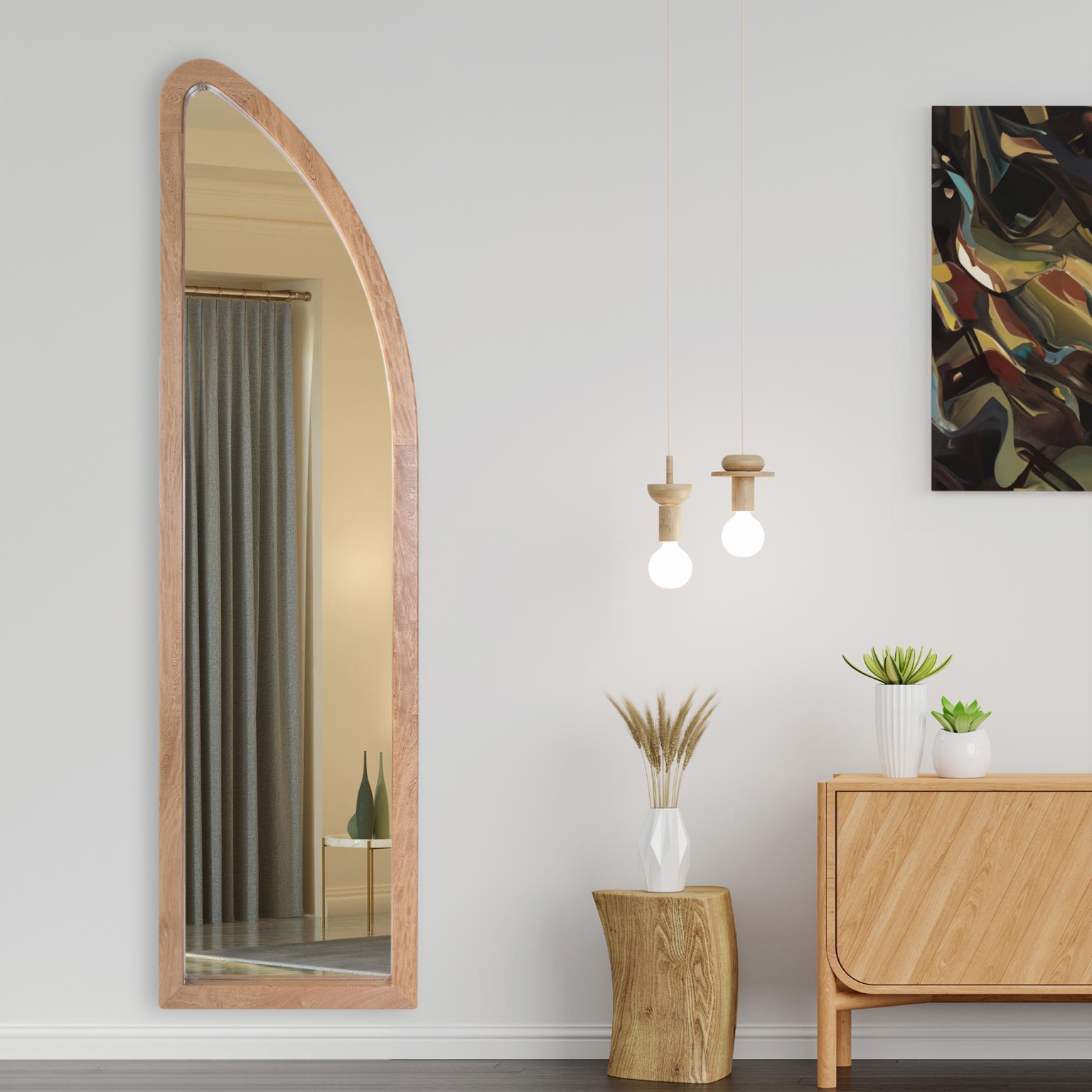 McKenna 86 X 23.5 inch Natural Right Mirror