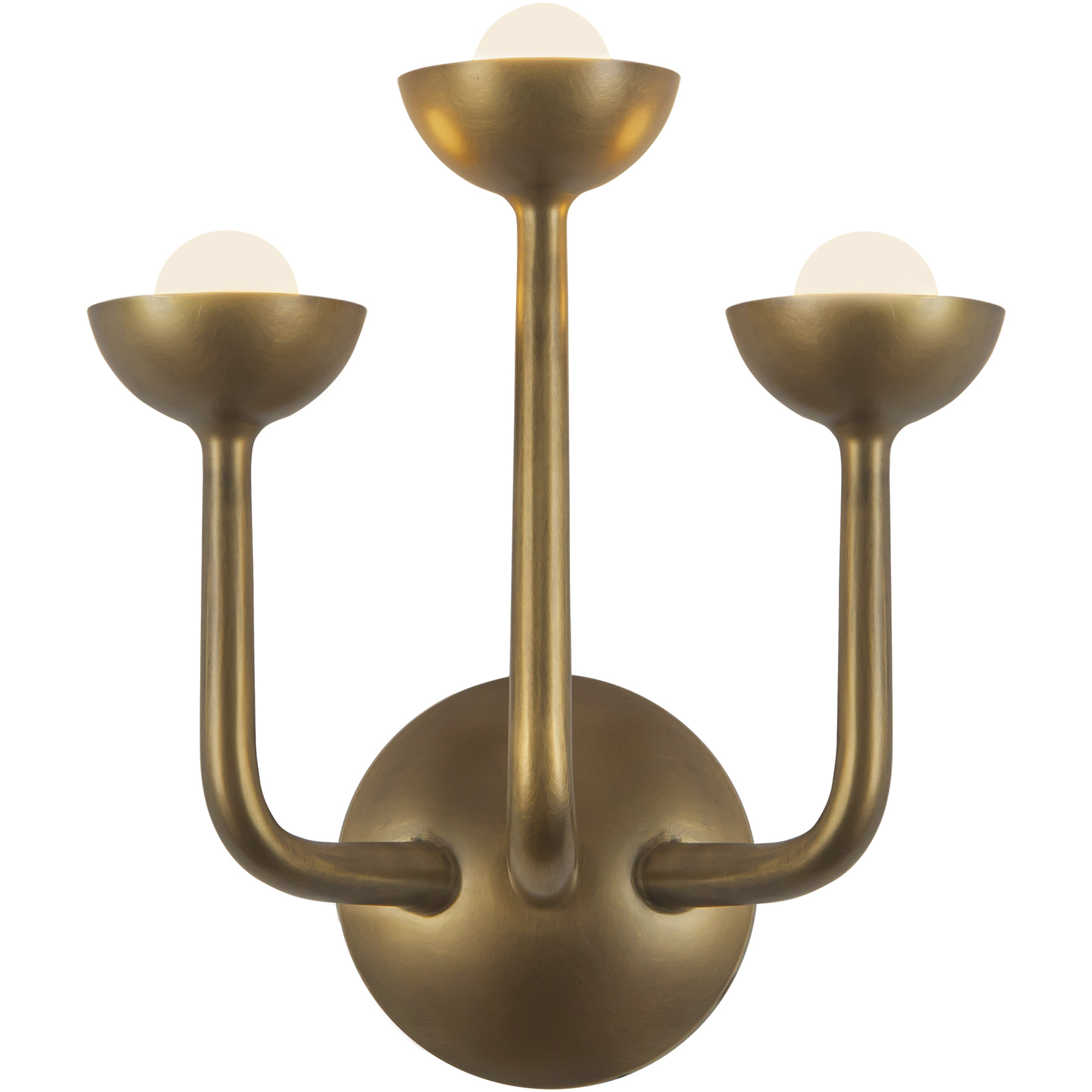 Spade 10.88 inch Vintage Brass Bath Vanity Light Wall Light